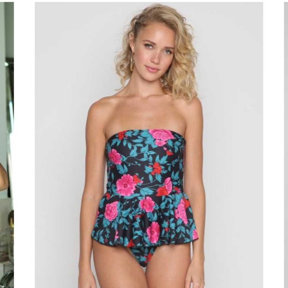 Motel floral one piece swimsuit